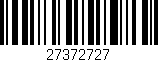 Código de barras (EAN, GTIN, SKU, ISBN): '27372727'