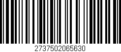Código de barras (EAN, GTIN, SKU, ISBN): '2737502065630'