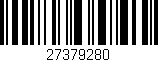 Código de barras (EAN, GTIN, SKU, ISBN): '27379280'