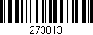 Código de barras (EAN, GTIN, SKU, ISBN): '273813'
