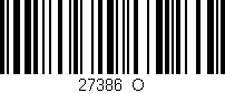 Código de barras (EAN, GTIN, SKU, ISBN): '27386_O'