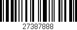 Código de barras (EAN, GTIN, SKU, ISBN): '27387888'