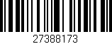 Código de barras (EAN, GTIN, SKU, ISBN): '27388173'