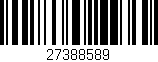 Código de barras (EAN, GTIN, SKU, ISBN): '27388589'