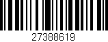 Código de barras (EAN, GTIN, SKU, ISBN): '27388619'