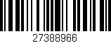 Código de barras (EAN, GTIN, SKU, ISBN): '27388966'