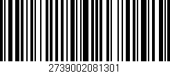 Código de barras (EAN, GTIN, SKU, ISBN): '2739002081301'