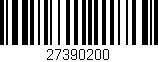 Código de barras (EAN, GTIN, SKU, ISBN): '27390200'