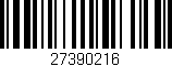 Código de barras (EAN, GTIN, SKU, ISBN): '27390216'