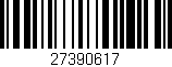 Código de barras (EAN, GTIN, SKU, ISBN): '27390617'