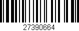 Código de barras (EAN, GTIN, SKU, ISBN): '27390664'
