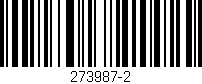 Código de barras (EAN, GTIN, SKU, ISBN): '273987-2'