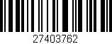 Código de barras (EAN, GTIN, SKU, ISBN): '27403762'