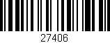 Código de barras (EAN, GTIN, SKU, ISBN): '27406'
