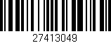 Código de barras (EAN, GTIN, SKU, ISBN): '27413049'