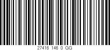 Código de barras (EAN, GTIN, SKU, ISBN): '27416_146_0_GG'