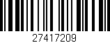 Código de barras (EAN, GTIN, SKU, ISBN): '27417209'
