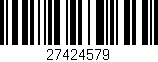 Código de barras (EAN, GTIN, SKU, ISBN): '27424579'