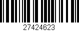 Código de barras (EAN, GTIN, SKU, ISBN): '27424623'