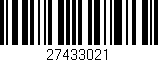 Código de barras (EAN, GTIN, SKU, ISBN): '27433021'
