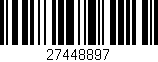 Código de barras (EAN, GTIN, SKU, ISBN): '27448897'