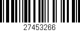 Código de barras (EAN, GTIN, SKU, ISBN): '27453266'