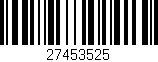 Código de barras (EAN, GTIN, SKU, ISBN): '27453525'