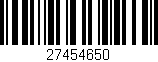 Código de barras (EAN, GTIN, SKU, ISBN): '27454650'
