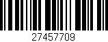 Código de barras (EAN, GTIN, SKU, ISBN): '27457709'