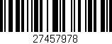 Código de barras (EAN, GTIN, SKU, ISBN): '27457978'