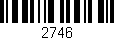 Código de barras (EAN, GTIN, SKU, ISBN): '2746'