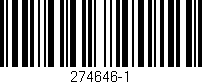 Código de barras (EAN, GTIN, SKU, ISBN): '274646-1'