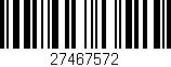 Código de barras (EAN, GTIN, SKU, ISBN): '27467572'