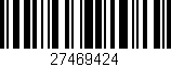 Código de barras (EAN, GTIN, SKU, ISBN): '27469424'