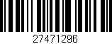 Código de barras (EAN, GTIN, SKU, ISBN): '27471296'