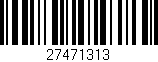Código de barras (EAN, GTIN, SKU, ISBN): '27471313'