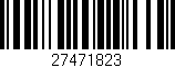 Código de barras (EAN, GTIN, SKU, ISBN): '27471823'