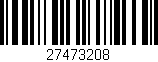 Código de barras (EAN, GTIN, SKU, ISBN): '27473208'