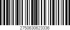 Código de barras (EAN, GTIN, SKU, ISBN): '2750630623336'