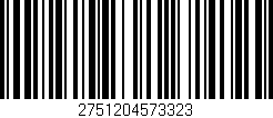 Código de barras (EAN, GTIN, SKU, ISBN): '2751204573323'