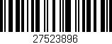 Código de barras (EAN, GTIN, SKU, ISBN): '27523896'