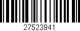 Código de barras (EAN, GTIN, SKU, ISBN): '27523941'