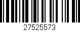 Código de barras (EAN, GTIN, SKU, ISBN): '27525573'