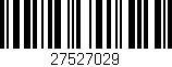 Código de barras (EAN, GTIN, SKU, ISBN): '27527029'
