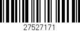 Código de barras (EAN, GTIN, SKU, ISBN): '27527171'