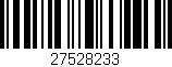 Código de barras (EAN, GTIN, SKU, ISBN): '27528233'