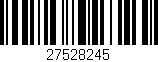 Código de barras (EAN, GTIN, SKU, ISBN): '27528245'
