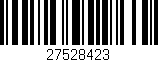 Código de barras (EAN, GTIN, SKU, ISBN): '27528423'