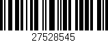 Código de barras (EAN, GTIN, SKU, ISBN): '27528545'
