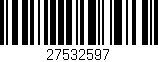 Código de barras (EAN, GTIN, SKU, ISBN): '27532597'